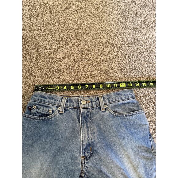 VINTAGE Polo Ralph Lauren Jeans Womens 0 Blue Denim Saturday Flag - Picture 6 of 6